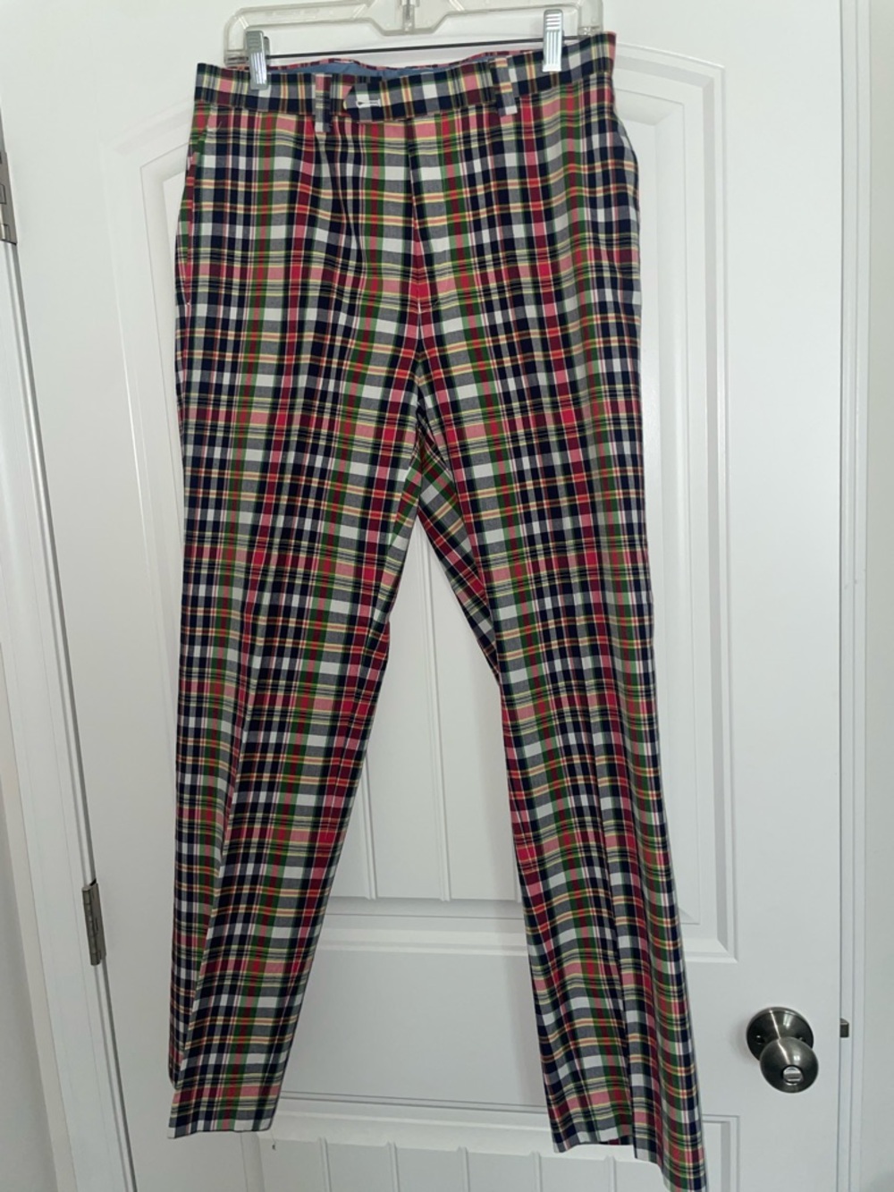 Ralph Lauren Men's Multicolor Plaid Dress Pants